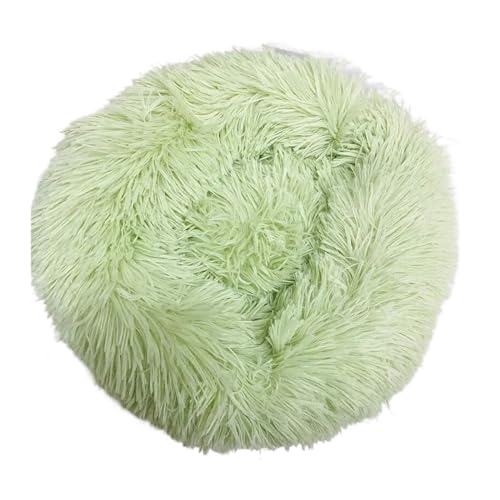 Katzennest, rund, weich, zottelig, für den Innenbereich, Hunde- und Katzenbett, Haustierbedarf, abnehmbar, maschinenwaschbar, Kissen für kleine Haustiere (Farbe: 30 cm, grau G407A) von SBTRKT