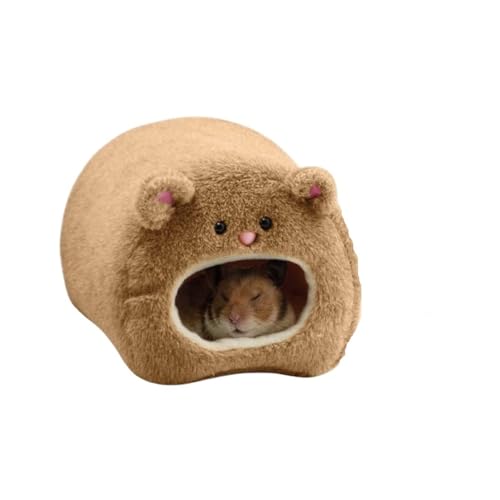 SBTRKT Weiches, warmes Bett für Hamster, Ratten, Hängematte, Schwein, Eichhörnchen, Winter, Haustierspielzeug, Hamsterkäfighaus, Hängenest + Matte, Hausbett, Tiermäuse, Rattennest (Farbe: Blau) von SBTRKT