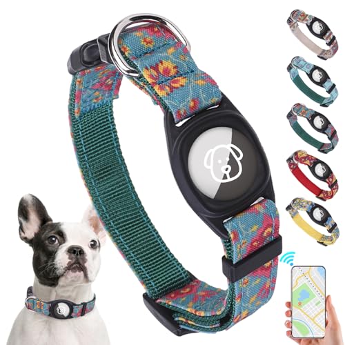 SCENEREAL Airtag Hundehalsband, Grün Rot, S SCENEREAL Airtag Hundehalsband, Grün Rot, S von SCENEREAL