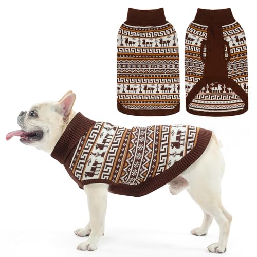 SCENEREAL Hässlicher Hundepullover für kleine, mittelgroße und große Hunde, Khaki, Größe M SCENEREAL Hässlicher Hundepullover für kleine, mittelgroße und große Hunde, Khaki, Größe M von SCENEREAL