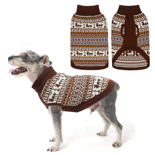 SCENEREAL Hässlicher Hundepullover für kleine, mittelgroße und große Hunde, Khaki, Größe XS SCENEREAL Hässlicher Hundepullover für kleine, mittelgroße und große Hunde, Khaki, Größe XS von SCENEREAL