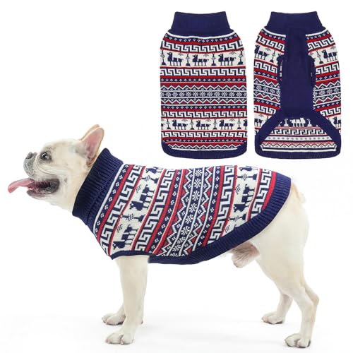 SCENEREAL Hässlicher Hundepullover für kleine, mittelgroße und große Hunde, Marineblau, Größe M SCENEREAL Hässlicher Hundepullover für kleine, mittelgroße und große Hunde, Marineblau, Größe M von SCENEREAL