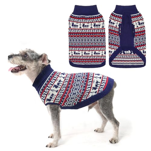 SCENEREAL Hässlicher Hundepullover für kleine, mittelgroße und große Hunde, Marineblau, Größe XS SCENEREAL Hässlicher Hundepullover für kleine, mittelgroße und große Hunde, Marineblau, Größe XS von SCENEREAL