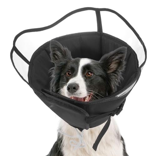 SCENEREAL Hundekegel für Hunde nach Operationen, verstellbares Hundekegelhalsband, Alternative zum Lecken für Wundpflege, Spay, Neuter, weicher Genesungskegel für mittelgroße und große Hunde, SCENEREAL Hundekegel für Hunde nach Operationen, verstellbares Hundekegelhalsband, Alternative zum Lecken für Wundpflege, Spay, Neuter, weicher Genesungskegel für mittelgroße und große Hunde, von SCENEREAL