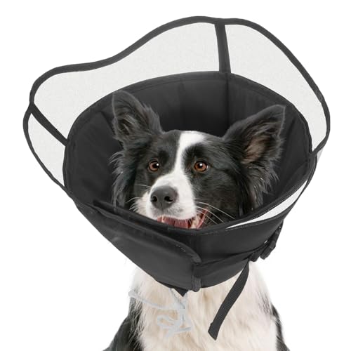 SCENEREAL Hundekegel für Hunde nach Operationen, verstellbares Kegelhalsband, Alternative zum Stoppen des Leckens für Wundpflege, Spay, Neuter, weiche Erholung, Kegelhals, E-Halsband für Hunde, Größe SCENEREAL Hundekegel für Hunde nach Operationen, verstellbares Kegelhalsband, Alternative zum Stoppen des Leckens für Wundpflege, Spay, Neuter, weiche Erholung, Kegelhals, E-Halsband für Hunde, Größe von SCENEREAL
