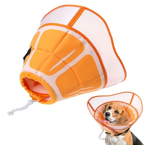 SCENEREAL Hundekegel für Hunde nach Operationen, verstellbares Kegelhalsband Alternative zum Stoppen des Leckens für die Wundversorgung, Spay, Neuter, weicher Genesungskegel, E-Halsband, Halsband für von SCENEREAL