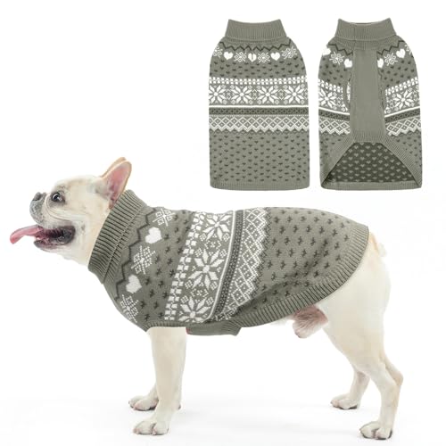 SCENEREAL Hundepullover für kleine, mittelgroße und große Hunde, Grau, Größe S SCENEREAL Hundepullover für kleine, mittelgroße und große Hunde, Grau, Größe S von SCENEREAL