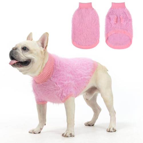 SCENEREAL Hundepullover für kleine und mittelgroße Hunde, Rosa, Größe ML SCENEREAL Hundepullover für kleine und mittelgroße Hunde, Rosa, Größe ML von SCENEREAL