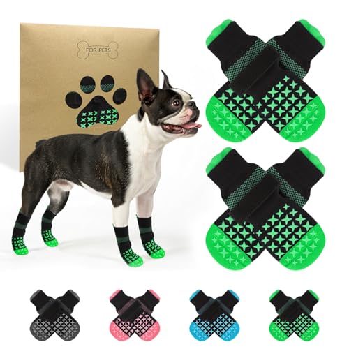 SCENEREAL Rutschfeste Hundesocken, um das Lecken von Pfoten zu verhindern, Hundeschuhe und Pfotenschutz für heiße Gehweg-Hartholzböden, Traktionskontrolle für kleine, mittelgroße und große ältere SCENEREAL Rutschfeste Hundesocken, um das Lecken von Pfoten zu verhindern, Hundeschuhe und Pfotenschutz für heiße Gehweg-Hartholzböden, Traktionskontrolle für kleine, mittelgroße und große ältere von SCENEREAL