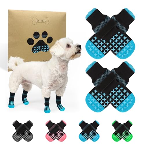 SCENEREAL Rutschfeste Hundesocken, um das Lecken von Pfoten zu verhindern, Hundeschuhe und Pfotenschutz für heiße Gehweg-Hartholzböden, Traktionskontrolle für kleine, mittelgroße und große ältere SCENEREAL Rutschfeste Hundesocken, um das Lecken von Pfoten zu verhindern, Hundeschuhe und Pfotenschutz für heiße Gehweg-Hartholzböden, Traktionskontrolle für kleine, mittelgroße und große ältere von SCENEREAL