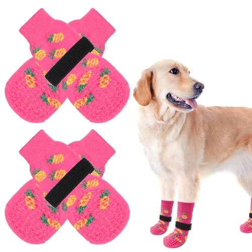 SCENEREAL Rutschfeste Hundesocken für heiße/kalte Gehwege, doppelseitige Hundestiefel und Pfotenschutz, um das Lecken der Pfoten zu verhindern, rutschfeste Anti-Rutsch-Socken für kleine, mittelgroße SCENEREAL Rutschfeste Hundesocken für heiße/kalte Gehwege, doppelseitige Hundestiefel und Pfotenschutz, um das Lecken der Pfoten zu verhindern, rutschfeste Anti-Rutsch-Socken für kleine, mittelgroße von SCENEREAL