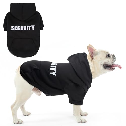 SCENEREAL Sicherheits-Hunde-Kapuzenpullover für große, mittelgroße und kleine Hunde, bestickte Hundekleidung mit Huttaschen und Loch für die Leine, weiches, warmes Fleece, Haustiere, kaltes Wetter, SCENEREAL Sicherheits-Hunde-Kapuzenpullover für große, mittelgroße und kleine Hunde, bestickte Hundekleidung mit Huttaschen und Loch für die Leine, weiches, warmes Fleece, Haustiere, kaltes Wetter, von SCENEREAL