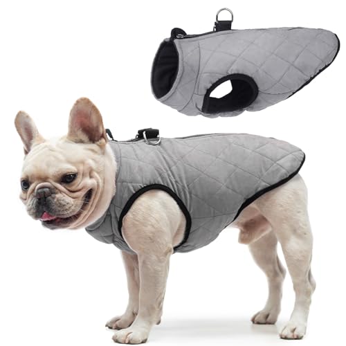 SCENEREAL Winter-Hundeweste mit integriertem Geschirr, warme Hundejacke für kleine und mittelgroße Hunde, kaltes Wetter, Mantel mit Reißverschluss, Fleece-Pufferweste, winddichte Schneekleidung für SCENEREAL Winter-Hundeweste mit integriertem Geschirr, warme Hundejacke für kleine und mittelgroße Hunde, kaltes Wetter, Mantel mit Reißverschluss, Fleece-Pufferweste, winddichte Schneekleidung für von SCENEREAL