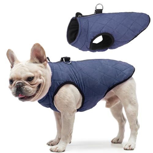 SCENEREAL Winter-Hundeweste mit integriertem Geschirr, warme Hundejacke für kleine und mittelgroße Hunde, kaltes Wetter, Mantel mit Reißverschluss, Fleece-Pufferweste, winddichte Schneekleidung für SCENEREAL Winter-Hundeweste mit integriertem Geschirr, warme Hundejacke für kleine und mittelgroße Hunde, kaltes Wetter, Mantel mit Reißverschluss, Fleece-Pufferweste, winddichte Schneekleidung für von SCENEREAL