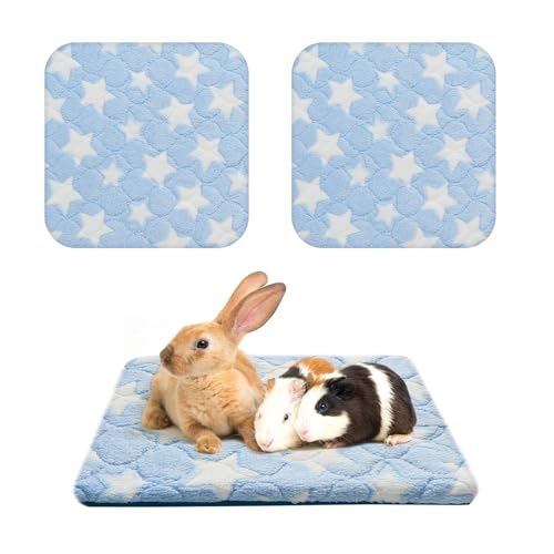 Scenereal Kleintier-Bettmatte, Meerschweinchen-Fleece-Käfigeinlagen mit niedlichem Sternmuster, weiche und warme Haustier-Bettwäsche, Schlafunterlage für Kaninchen, Ratten, Igel, Zuckergleiter, Scenereal Kleintier-Bettmatte, Meerschweinchen-Fleece-Käfigeinlagen mit niedlichem Sternmuster, weiche und warme Haustier-Bettwäsche, Schlafunterlage für Kaninchen, Ratten, Igel, Zuckergleiter, von SCENEREAL