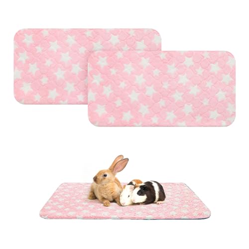 Scenereal Kleintier-Bettmatte, Meerschweinchen-Fleece-Käfigeinlagen mit niedlichem Sternmuster, weiche und warme Haustier-Bettwäsche, Schlafunterlage für Kaninchen, Ratten, Igel, Zuckergleiter, Scenereal Kleintier-Bettmatte, Meerschweinchen-Fleece-Käfigeinlagen mit niedlichem Sternmuster, weiche und warme Haustier-Bettwäsche, Schlafunterlage für Kaninchen, Ratten, Igel, Zuckergleiter, von SCENEREAL