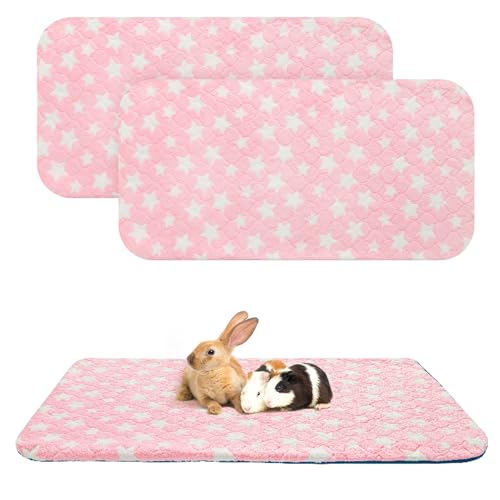 Scenereal Kleintier-Bettmatte, Meerschweinchen-Fleece-Käfigeinlagen mit niedlichem Sternmuster, weiche und warme Haustier-Bettwäsche, Schlafunterlage für Kaninchen, Ratten, Igel, Zuckergleiter, Scenereal Kleintier-Bettmatte, Meerschweinchen-Fleece-Käfigeinlagen mit niedlichem Sternmuster, weiche und warme Haustier-Bettwäsche, Schlafunterlage für Kaninchen, Ratten, Igel, Zuckergleiter, von SCENEREAL