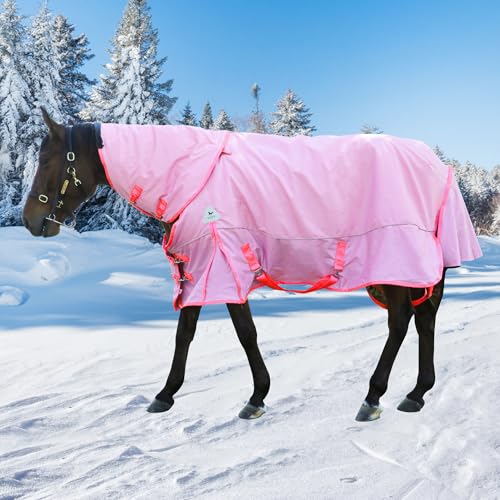 Winterdecke für Pferde, Rosa, verstellbare Riemen, Rosa, 183 cm Winterdecke für Pferde, Rosa, verstellbare Riemen, Rosa, 183 cm von SCGFPOE