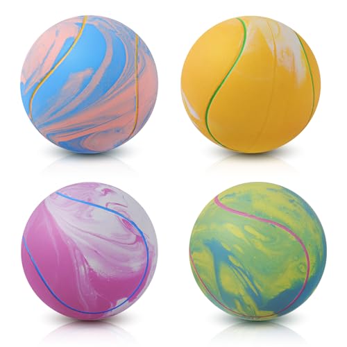 SCHITEC Quietschendes Hundespielzeug, interaktiver Tennisball für Welpen, kleine Haustiere, mittelgroße Hunde, Latex-Gummi, Welpen-Apportierspielzeug SCHITEC Quietschendes Hundespielzeug, interaktiver Tennisball für Welpen, kleine Haustiere, mittelgroße Hunde, Latex-Gummi, Welpen-Apportierspielzeug von SCHITEC