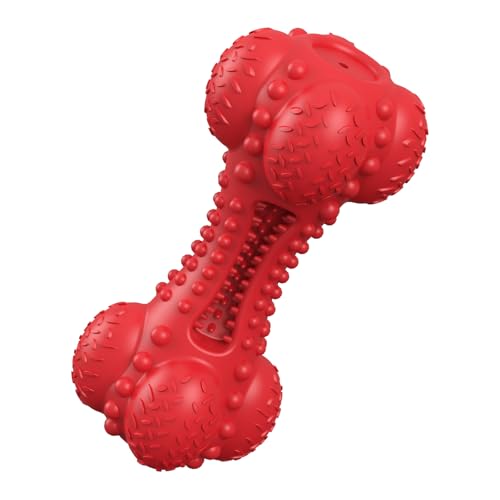 SCHITEC Quietschendes Kauspielzeug für aggressive Kauer, große Rassen, robuster, interaktiver Zahnungsgummiknochen für große und mittelgroße Hunde SCHITEC Quietschendes Kauspielzeug für aggressive Kauer, große Rassen, robuster, interaktiver Zahnungsgummiknochen für große und mittelgroße Hunde von SCHITEC