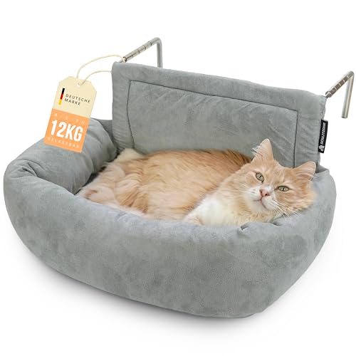 SCHLITZOHR Premium Heizungsliege für Katzen - Murphy - für Katzen bis 12kg - passend für alle Heizkörper - rundum gepolstert - Katzenbett für die Heizung SCHLITZOHR Premium Heizungsliege für Katzen - Murphy - für Katzen bis 12kg - passend für alle Heizkörper - rundum gepolstert - Katzenbett für die Heizung von SCHLITZOHR