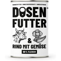 SCHNAUZE & CO. Dosenfutter® RIND & GEMÜSE (6x 400 g) von SCHNAUZE & CO.