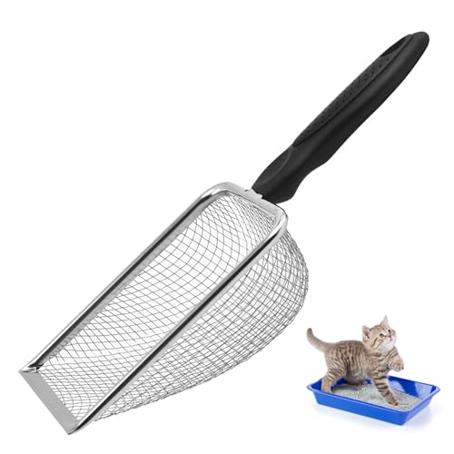 SCHUIWINNER One Piece Metal Reptile Sandschaufel Rostfreier Edelstahl Streu Reiniger Schaufel Langlebig Ergonomische Reptilien Mesh Poop Schaufel für Gecko Eidechse Spinne Schlange SCHUIWINNER One Piece Metal Reptile Sandschaufel Rostfreier Edelstahl Streu Reiniger Schaufel Langlebig Ergonomische Reptilien Mesh Poop Schaufel für Gecko Eidechse Spinne Schlange von SCHUIWINNER