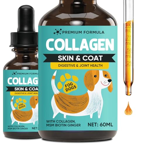Gelenktabletten Hund, 60 Ml Flüssiges Kollagen Für Hunde, Gelenk- & Knochenschutz Für Hunde, Lindert Juckreiz, Unterstützt Die Gesundheit Der Gelenke Und des Verdauungssystems Gelenktabletten Hund, 60 Ml Flüssiges Kollagen Für Hunde, Gelenk- & Knochenschutz Für Hunde, Lindert Juckreiz, Unterstützt Die Gesundheit Der Gelenke Und des Verdauungssystems von SCOBUTY