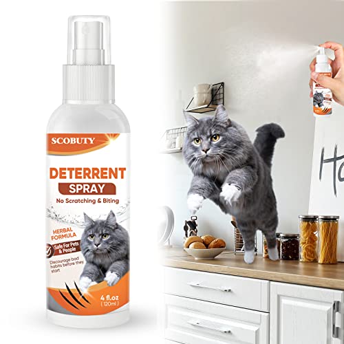 SCOBUTY Katzenschutzspray, 120 ml, kratzfestes Katzenspray, Katzenschutz, Abschreckungsmittel für Gärten, UK drinnen und draußen SCOBUTY Katzenschutzspray, 120 ml, kratzfestes Katzenspray, Katzenschutz, Abschreckungsmittel für Gärten, UK drinnen und draußen von SCOBUTY