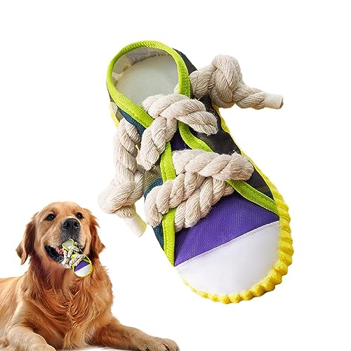 SCOOVY Hundeschuh-Kauspielzeug,Langlebiges Kauspielzeug für Welpenschuhe - Interaktives Spielzeug zum Kauen von Schuhen, Mini-Turnschuhe zum Trainieren der Kaufähigkeit und zur Vorbeugung von SCOOVY