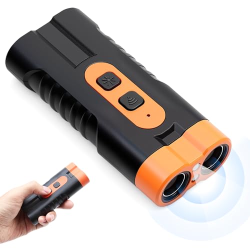 Anti-Bell-Gerät für Hunde, Ultraschall-Stopper, Bell-Stopper, Abschreckungsgeräte mit 2 Modi und LED-Taschenlampe, sicheres Trainieren von Hunden drinnen und draußen, effektiv für kleine, mittelgroße Anti-Bell-Gerät für Hunde, Ultraschall-Stopper, Bell-Stopper, Abschreckungsgeräte mit 2 Modi und LED-Taschenlampe, sicheres Trainieren von Hunden drinnen und draußen, effektiv für kleine, mittelgroße von SCROLIEY