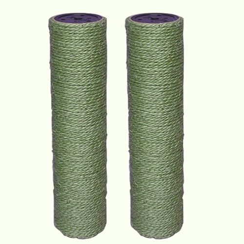 M10 Kratzbaum-Ersatzpfosten – 10 mm Bolzen, Sisal-Kratzbaum, Ersatzstange, DIY, M10-Bolzen, stabile PVC-Rohre, 8,5 x 38,1 cm, Grün, 2 Stück M10 Kratzbaum-Ersatzpfosten – 10 mm Bolzen, Sisal-Kratzbaum, Ersatzstange, DIY, M10-Bolzen, stabile PVC-Rohre, 8,5 x 38,1 cm, Grün, 2 Stück von SCSFCVIUS