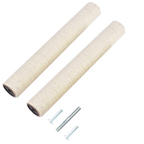 M10 Kratzbaum-Ersatzpfosten – 10 mm Bolzen, Sisal-Kratzbaum, Ersatzstange, M10-Bolzen, stabile PVC-Rohre, Schrauben im Lieferumfang enthalten (6 x 50 cm) von SCSFCVIUS