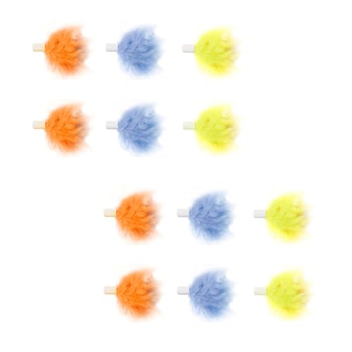 SCUDGOOD 12 x Interaktives Spielzeug, lustige Simulationsfeder-Ersatz für Kopfspielzeug für Kopf für FOFO, Kätzchen, Spielstäbe, Spielzeug, Feder SCUDGOOD 12 x Interaktives Spielzeug, lustige Simulationsfeder-Ersatz für Kopfspielzeug für Kopf für FOFO, Kätzchen, Spielstäbe, Spielzeug, Feder von SCUDGOOD