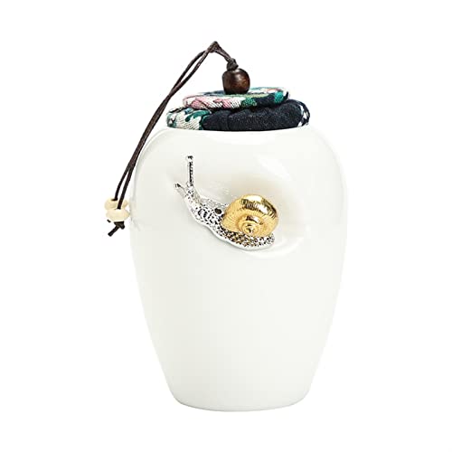SCZMBLTLNV Urne Für Haustiere Pet Memorial Tier Erinnerungsbox Mini Sharing Beerdigungsurne Für Ausgewachsene Hunde Und Katzenasche(White) von SCZMBLTLNV