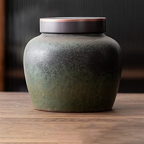 SCZMBLTLNV Urne Für Haustiere Pet Urn for Dogs Cats Ashes Keepsake Memorial Box Funeral Set Burial Urns for Cremated Remains Ash Vial Adult Funeral Urn Pet Cat and Dog Urn 64145(Green,M) von SCZMBLTLNV