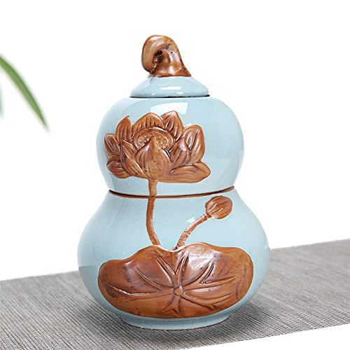 SCZMBLTLNV Urne Für Haustiere Pet Urn for Dogs Cats Ashes Keepsake Memorial Box Funeral Set Burial Urns for Cremated Remains Ash Vial Adult Funeral Urn Pet Cat and Dog Urn 7552(A,Large(750ML)) von SCZMBLTLNV
