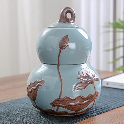 SCZMBLTLNV Urne Für Haustiere Pet Urn for Dogs Cats Ashes Keepsake Memorial Box Funeral Set Burial Urns for Cremated Remains Ash Vial Adult Funeral Urn Pet Cat and Dog Urn 7552(B,Large(750ML)) von SCZMBLTLNV
