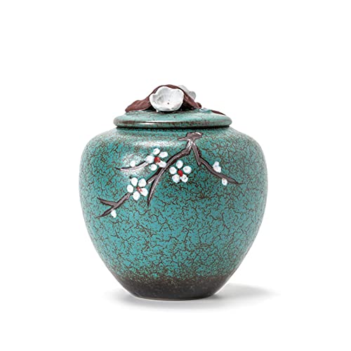 SCZMBLTLNV Urne Für Haustiere Pet Urn for Dogs Cats Ashes Keepsake Memorial Box Funeral Set Burial Urns for Cremated Remains Ash Vial Adult Funeral Urn Pet Cat and Dog Urn 83044(A,S) von SCZMBLTLNV