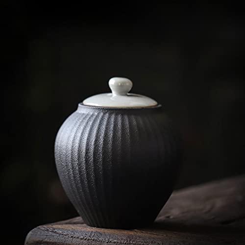 SCZMBLTLNV Urne Für Haustiere Pet Urn for Dogs Cats Ashes Keepsake Memorial Box Funeral Set Burial Urns for Cremated Remains Ash Vial Adult Funeral Urn Pet Cat and Dog Urn 94411(Black) von SCZMBLTLNV