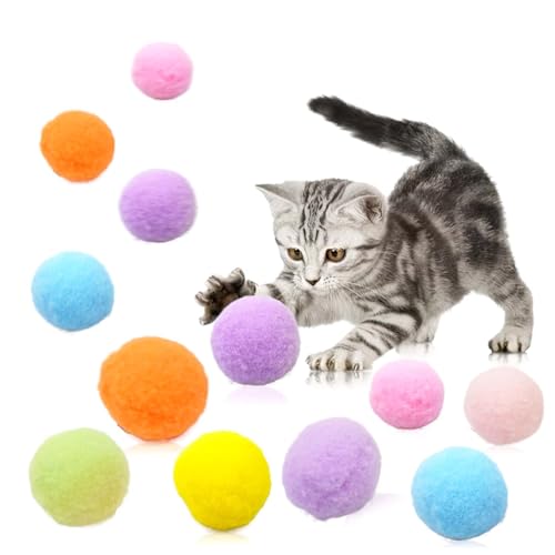 SDFLKAE 12 Stück Filzbälle Katzen, Katzenspielzeug Ball,Katzenbälle aus Filz,Katze Ball,Katzen Bälle,Filzball Katze,Spielball Katze,Natürliches Spielzeug für Katzen,Handgefertigt,6 Farben SDFLKAE 12 Stück Filzbälle Katzen, Katzenspielzeug Ball,Katzenbälle aus Filz,Katze Ball,Katzen Bälle,Filzball Katze,Spielball Katze,Natürliches Spielzeug für Katzen,Handgefertigt,6 Farben von SDFLKAE