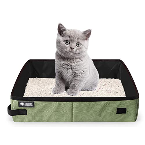 Faltbare Katzentoilette, Katzen Katzenklo, Große Katzentoilette, Faltbare Tragbare Katzentoilette, Kitty Katzenklo, für Reisen im Freien mit Haustieren Faltbare Katzentoilette, Katzen Katzenklo, Große Katzentoilette, Faltbare Tragbare Katzentoilette, Kitty Katzenklo, für Reisen im Freien mit Haustieren von Qanye