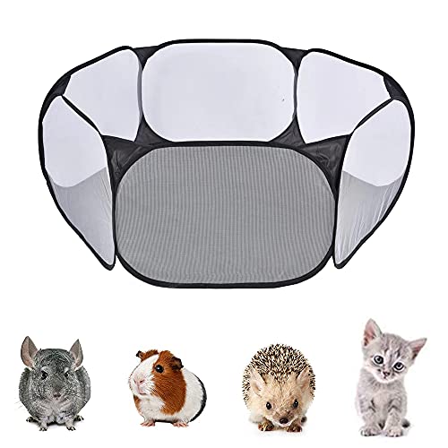 Kleintier Zelt, Kleintiere Laufstall, Tragbarer Gehege, Tragbar Außen Innen Laufstall, Faltbar Kleintierkäfig, für Meerschweinchen, Kaninchen, Hamster, Chinchillas und Igel Kleintier Zelt, Kleintiere Laufstall, Tragbarer Gehege, Tragbar Außen Innen Laufstall, Faltbar Kleintierkäfig, für Meerschweinchen, Kaninchen, Hamster, Chinchillas und Igel von Qanye