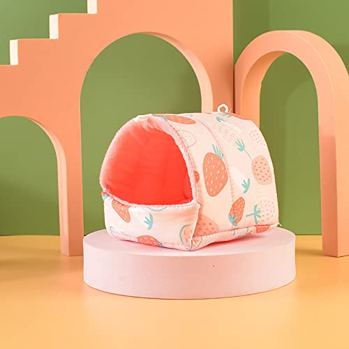 SDGRJKL 1, Kleintierbett Kuschelbett Kleintier Winterhaus Plüsch Baumwolle Warmes Nestbett Multifunktional mit Herausnehmbarer Matte Höhle SDGRJKL 1, Kleintierbett Kuschelbett Kleintier Winterhaus Plüsch Baumwolle Warmes Nestbett Multifunktional mit Herausnehmbarer Matte Höhle von SDGRJKL