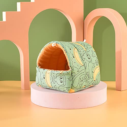 SDGRJKL 2, Kleintierbett Kuschelbett Kleintier Winterhaus Plüsch Baumwolle Warmes Nestbett Multifunktional mit Herausnehmbarer Matte Höhle SDGRJKL 2, Kleintierbett Kuschelbett Kleintier Winterhaus Plüsch Baumwolle Warmes Nestbett Multifunktional mit Herausnehmbarer Matte Höhle von SDGRJKL