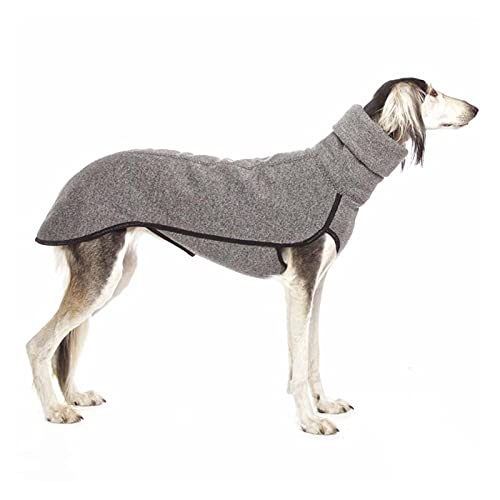 SDLSH Hundebekleidung für Haustiere Haustierkleidung, mittlerer und großer Hundemantel, geeignet für große Hunde Bequemes, leicht zu tragendes Gehen (Color : Light Gray, Größe : 5XL) von SDLSH