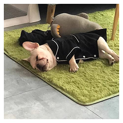 SDLSH Hundebekleidung für Haustiere Hund,Pyjamas-Hemdkleidung,kleine mittelgroße Hunde Bequemes, leicht zu tragendes Gehen (Color : Black, Größe : S) von SDLSH