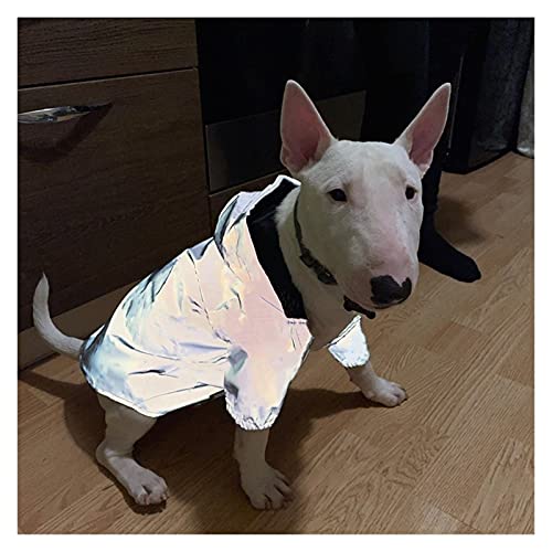 SDLSH Hundebekleidung für Haustiere Reflektierende Hund Windjacke im Freien,Regenmantelkleidung,Haustiermantel für kleines Medium Bequemes, leicht zu tragendes Gehen (Größe : XS) von SDLSH