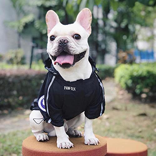 SDLSH Hundebekleidung für Haustiere Regenmantel-Kleidung,Windjacke-Hunde-Outdoorjacke,Pet-Welpenmantel für kleine mittlere Hunde Bequemes, leicht zu tragendes Gehen (Color : Red, Größe : 5XL) von SDLSH