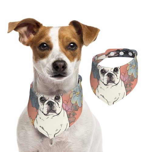 Hundehalstuch, Französische Bulldogge, bedruckt, Haustier-Schal, verstellbar, waschbar, doppelseitig, Haustier-Halstuch, Baumwolle, Dreieck-Lätzchen, Hunde-Schals, Katzen, Schals für Welpen, Kostüm Hundehalstuch, Französische Bulldogge, bedruckt, Haustier-Schal, verstellbar, waschbar, doppelseitig, Haustier-Halstuch, Baumwolle, Dreieck-Lätzchen, Hunde-Schals, Katzen, Schals für Welpen, Kostüm von SDTYKHJ
